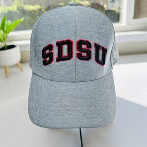 Under Armour Baseball Cap Men's L/XL Gray Blitzing Collegiate‎ Stretch Fit SDSU